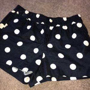 JCrew polka dot shorts